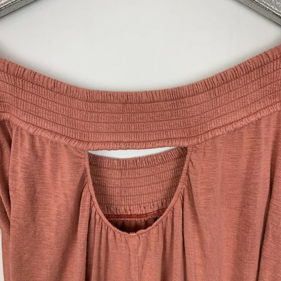 AEO Soft & Sexy Off-The-Shoulder Shirt, Berry - Picture 5 of 6
